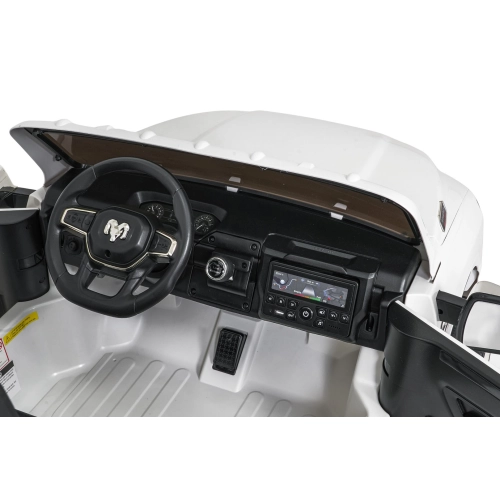 Straż Pożarna Pojazd RAM 3500 na Akumulator Biały JJ2599